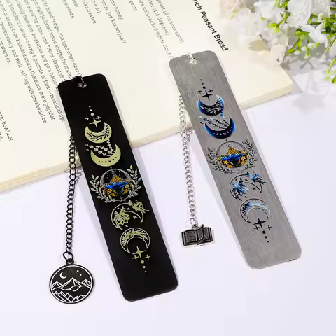 Fantasy Acotar Moon Mountain Bookmark Mystical Fantasy Literature Charm Book Accessory Fantasy Gift 