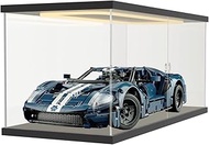 Nynelly Acrylic Display Case with LED Light, Transparent Display Case for Lego 60445 60444 42154 213