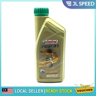 [MALAYSIA READY STOCK] JL SPEED 2T CASTROL POWER 1 POWER1 1LITRE ISO EGD JASO FD