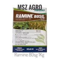 RAMINE 80SG 1Kg/Racun rumput air menerong/keladi agas/kemelin/paku rawan/daun lebar