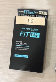 (全新未拆)媚比琳MAYBELLINE FIT ME反孔特霧全進化零瑕嫩粉餅