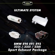 BMW E90 E91 E92 323i / 325i / 328i Sport Exhaust Package