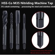 1PC HSS-Co M35 Nitriding 5% cobalt containing machine tap HRC66 screw tip spiral tap M2 M3 M4 M5 M6 