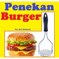 Penekan Penumbuk Goreng Daging Ramly Burger Potato Kentang Meat Press Presser Maker Masher Mashed Ki