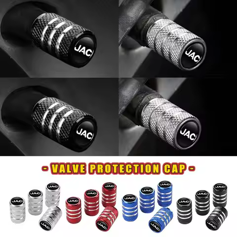 4Pcs Car Tire Valve Stems Cap Tire Valve Cap Wheel Stem Air Valve Cap For JAC S2 J3 Board JS2 S3 JS3