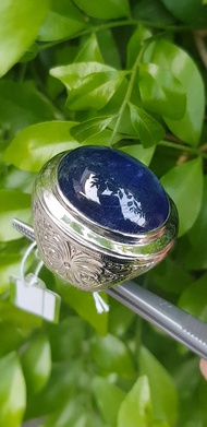แหวน พลอย ไพลิน (Size) 61 Blue Sapphire Ring