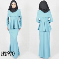 [ XXS-10XL ] HD970 BAJU KURUNG MODEN PEPLUM BABBYDOLL BIG SIZE BRIDESMAID WEAR MUSLIMAH BF FRIENDLY 