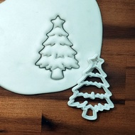 Christmas tree cookie cutter, Christmas tree cookie cutter, Santa Claus cookie cutter plastic mold