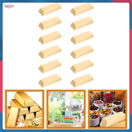 12 Pcs Party Supplies Candy Holder Bar Gold Brick Sugar Cookie taijin