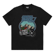 Men's Cotton Tshirt T Shirt Glow In The Dark 401D Mountain Riders Black F7a8