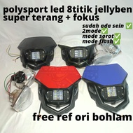 Headlamp reflector polysport polysport klx 150 crf 150 L headlight cover klx BF Dtracker wr155 trail