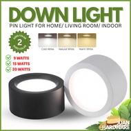 Aluminum Modern LED Downlight Ceiling Surface Mounted Light 9W 15W 20W Spot Light Juan Hardware