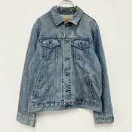古著GAP 第四代牛仔夾克/G-jacket，靛藍色，M 碼