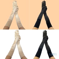 LIDU1 Women Gloves 1920s Full Finger Gloves for Wedding Costume for 1920s