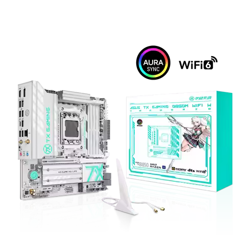 New Arrival TX GAMING B850M WIFI W WIFI6E ICE ATX Desktop Gaming Motherboard AMD B850 DDR5 AM5 Mothe