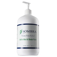 Sombra Warm Therapy Pain Relieving Gel, Warm Therapy, 32 oz, Quick Absorption, Pain Relief, Zero Alc