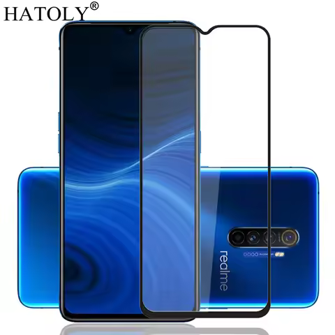 Glass on Realme X2 Pro Tempered Glass Full Glue Cover For Oppo Realme X2 Pro Screen Protector Protec