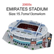1Set Football Field Paper Puzzle Famous Stadiums Mini 3D Model Puzzle Home Decoration Assembly Footb