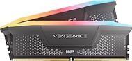 CORSAIR Vengeance RGB RS DDR5 RAM 32GB (2x16GB) 6000MHz CL36-44-44-96 1.35V AMD Expo Intel XMP Compu