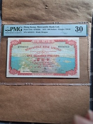 有利銀行I973年一百元纸幣地圖原装纸無任何修補凹凸紋清楚評分3O分無任何負評