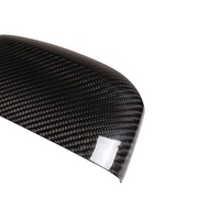 Genuine For BMW X5 X6 F15 F16 2014-2019 Real Carbon Fiber Exterior Accessories Rearview Mirror Cap H