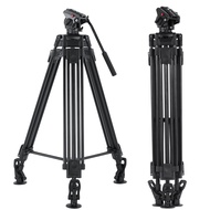 Andoer  67 Inch Tripod Stand Professional Video Tripod Heavy Duty Aluminum Alloy with Detachable Flu