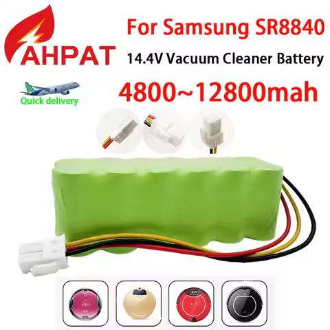14.4V NI MH battery，For Samsung Navibot SR/VCR series vacuum cleaner, VF5000， SR8840 SR8845 SR8855 V