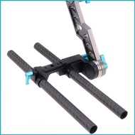Utake 2PCS 15mm Carbon Fiber Tubes Camera Rail Support Rods for Studio Photography Gear Including Le