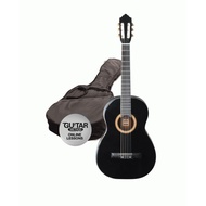 Ashton SPCG44 BK Full Size Classical Guitar Starter Pack Black
