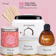 Combo Tiết Kiệm Nồi Nấu Sáp Wax Lông ProWax200 HY WAXING+100gr Sáp Premium+Mỡ Trăn Tặng Que