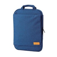 ELECOM帆布薄型手提收納袋/ 13.3吋/ 藍