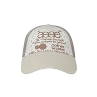 aeae WEB LOGO FLOWER MESH CAP