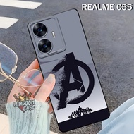 HP Latest REALME C55 Case 2025 AVANGERS Motif | Cool Case - Protective Softcase REALME C55hp - Proca