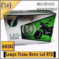 Lampu Led Utama Motor Beat Rtd 6 Sisi Iceblue / Lampu Led Depan Motor