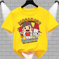 UNISEX AUGUST 17TH CHILDREN'S TOP BOYS' AND GIRLS' CLOTHES/ AUGUST 17 CHILDREN'S INDEPENDENCE T-SHIR