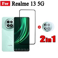 For Realme 13 4G 5G 13+ Plus 2 in 1 Tempered Glass Screen Protector and Camera Lens Glass Protector