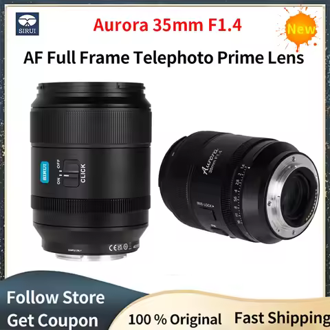 SIRUI AURORA Series AF 35mm F1.4 Full-frame Wide-Angle Prime Lens for Sony E Nikon Z Fuji X L mount 