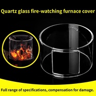 High Temp Resistant Quartz Glass Observation Furnace Cover, Hollow Explosion‑Proof Heat‑Resistant Gl