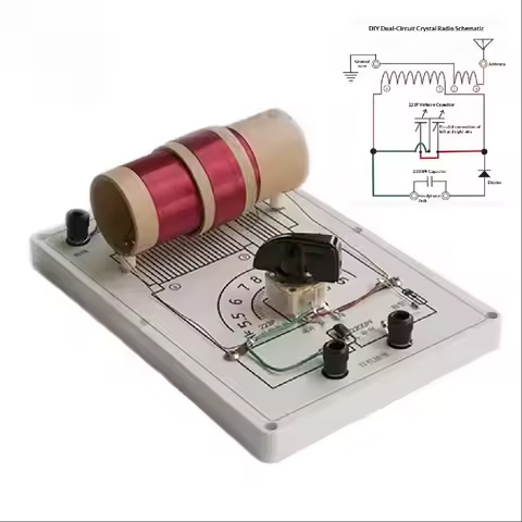 Mineral Radio DIY Kit Dual Circuit Assembly Kit Suitable for Primary and Secondary Schools