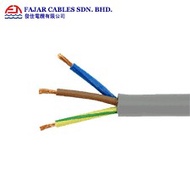 FAJAR 3 Core 4 mm PVC Flexible Cable PER METER 100% Pure Copper 1METER