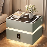 Light Luxury Style Suspended Bedside Table Feel Bedroom Semi-Simple With Lock Installation-Free Smar