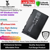 HP Laptop Battery BT04XL 52Wh for HP Elitebook Folio 9470M 9480M Laptop