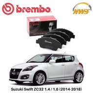 BREMBO BRAKE PAD FRONT & REAR SUZUKI SWIFT ZC32 1.4 / 1.6 (2014-2018)