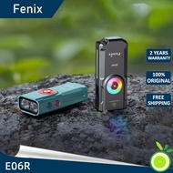 Fenix E06R keychain emergency waterproof strong light rechargeable mini portable flashlight