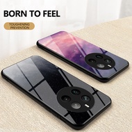 For Realme C51 C53 Case Gradient Starry Glass Casing For Realme C51 / C53 Phone Case Back Cover