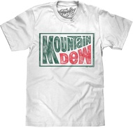 Men's Faded Mountain Dew T-Shirt - Retro Mt Dew Soda Shirt
