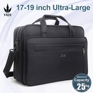 【In stock】Large Capacity Briefcase Bag Men Business Bag 15.6 Inch 17 Inch 19 Inch Laptop Bag Shoulder Bags Canvas Handbags Notebook Bag Messenger Bags UIWP