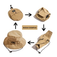 PROMO HANYA DITOKO KAMI KKV DYLEE&amp;LYLEE WATERPROOF BUCKET HAT TOPI