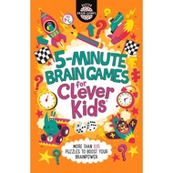 [100% Original Books] - 5-Minute Brain Games for Clever Kids (R) by Gareth Moore (UK edition, paperb