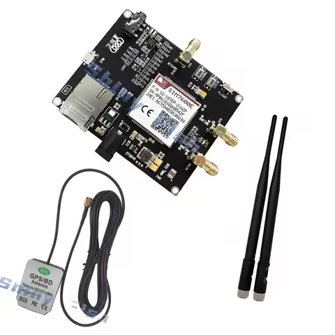 SIMCOM LTE Cat1 SIM7600E Module Development Board With GPS 4G TNC Male Antenna EVB Kit LTE-FDD B1/B3